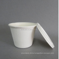 100% Biodegradable disposable takeaway fast food packagingcup paper pulp molded cup